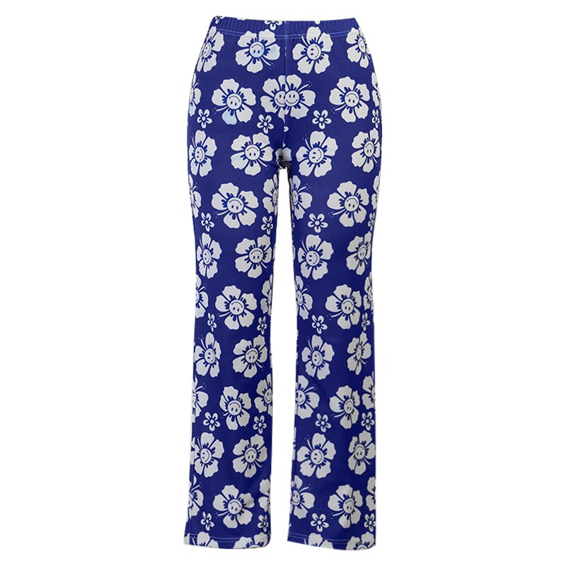 Harajuku Punk Blue Elastic Pant