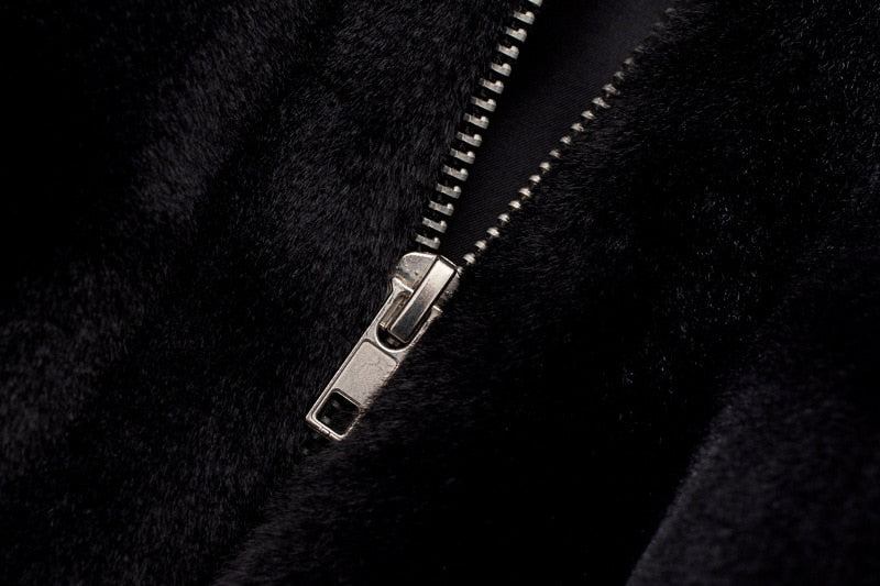 High Waist Zip Up Women Hoodie freeshipping - Chagothic