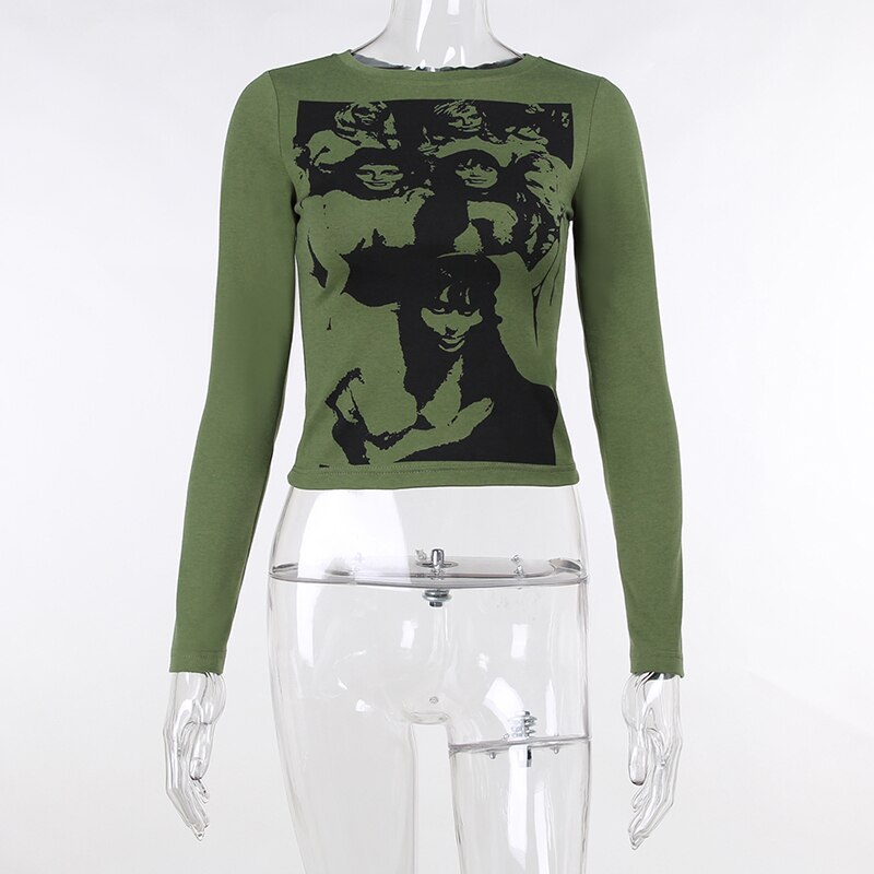 Gothic T Shirt Grunge Punk Portrait freeshipping - Chagothic