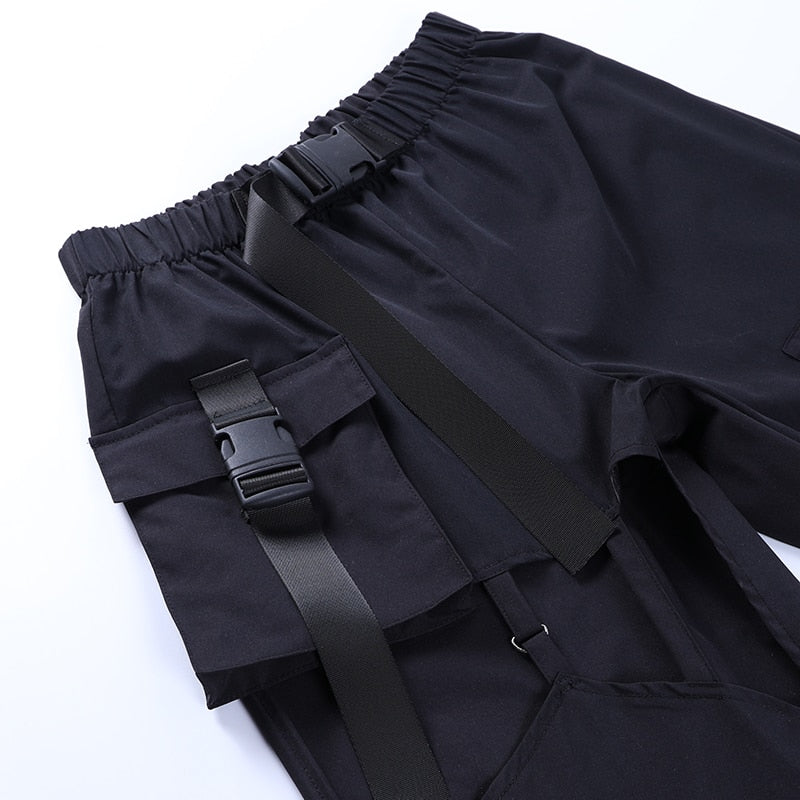 Gothic Black Cargo Pant