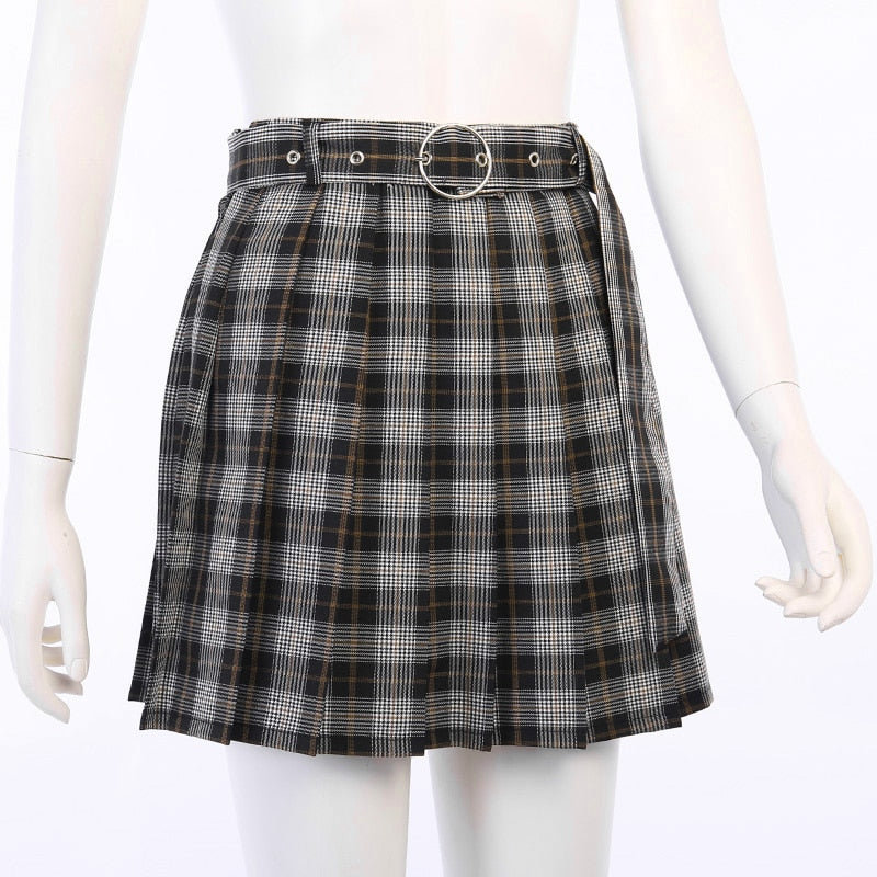 Grunge Winter Autumn Women Skirt