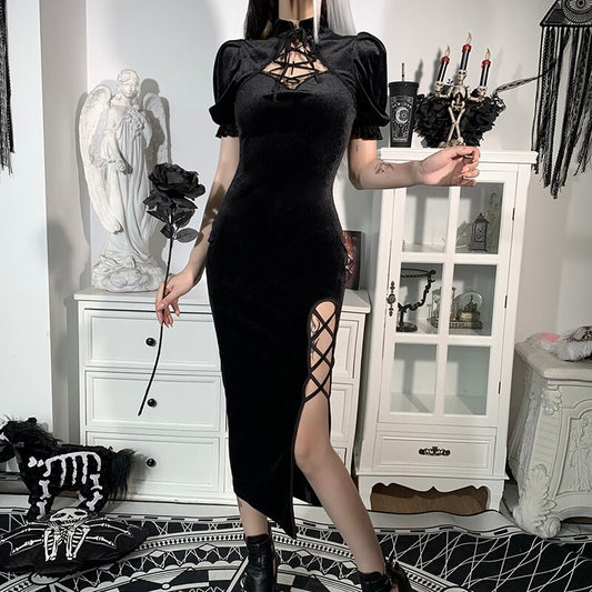 Elegant Slit Dress