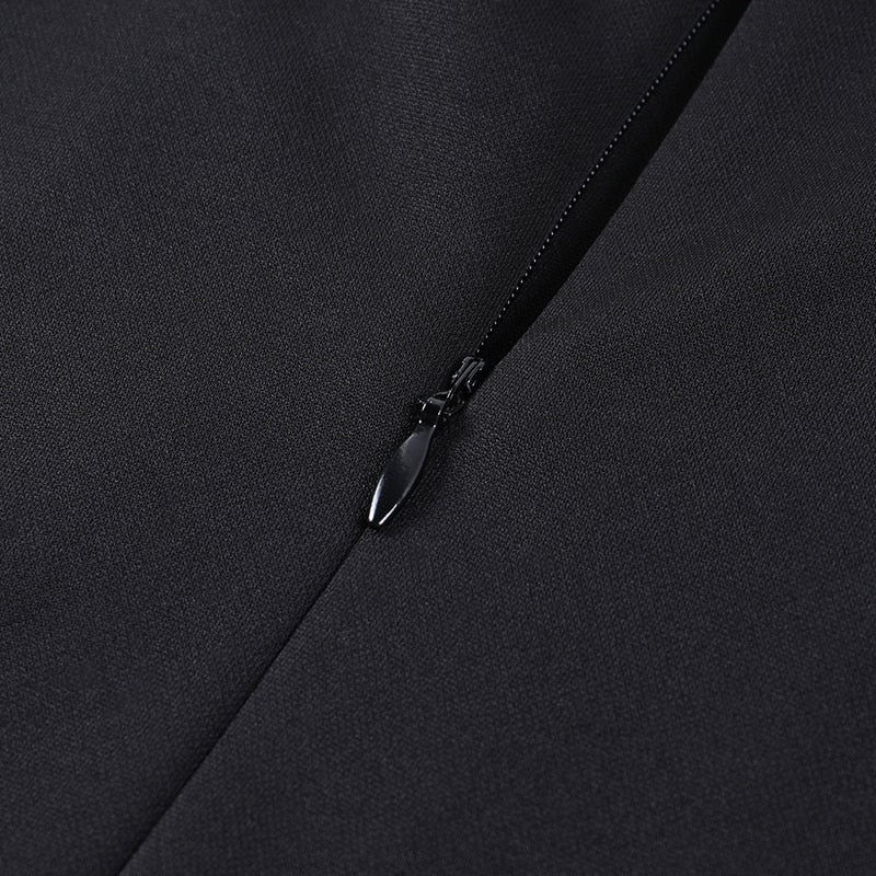 Gothic Sexy Off Shoulder Lace Tirm Dress