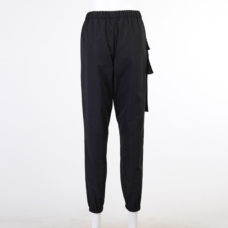 Gothic Black Cargo Pant