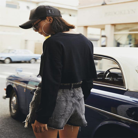 Grunge Punk Skull Palm Print Sweatshirt freeshipping - Chagothic