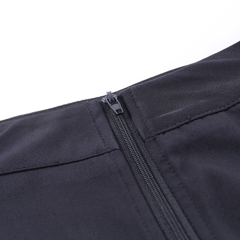 Sexy Patchwork Bandage Mini Skirt freeshipping - Chagothic