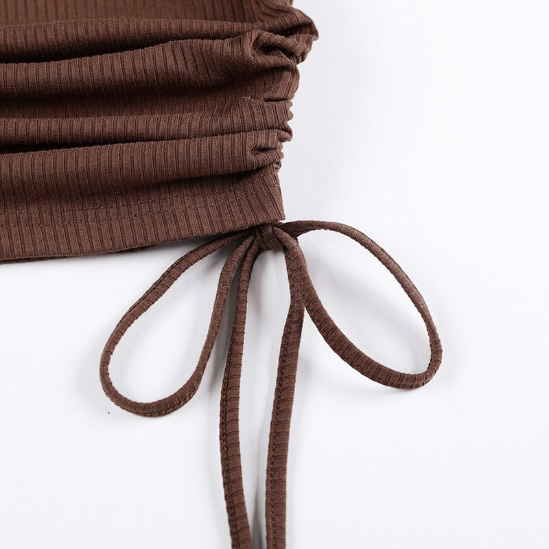 Casual Skinny Black Tank Top freeshipping - Chagothic