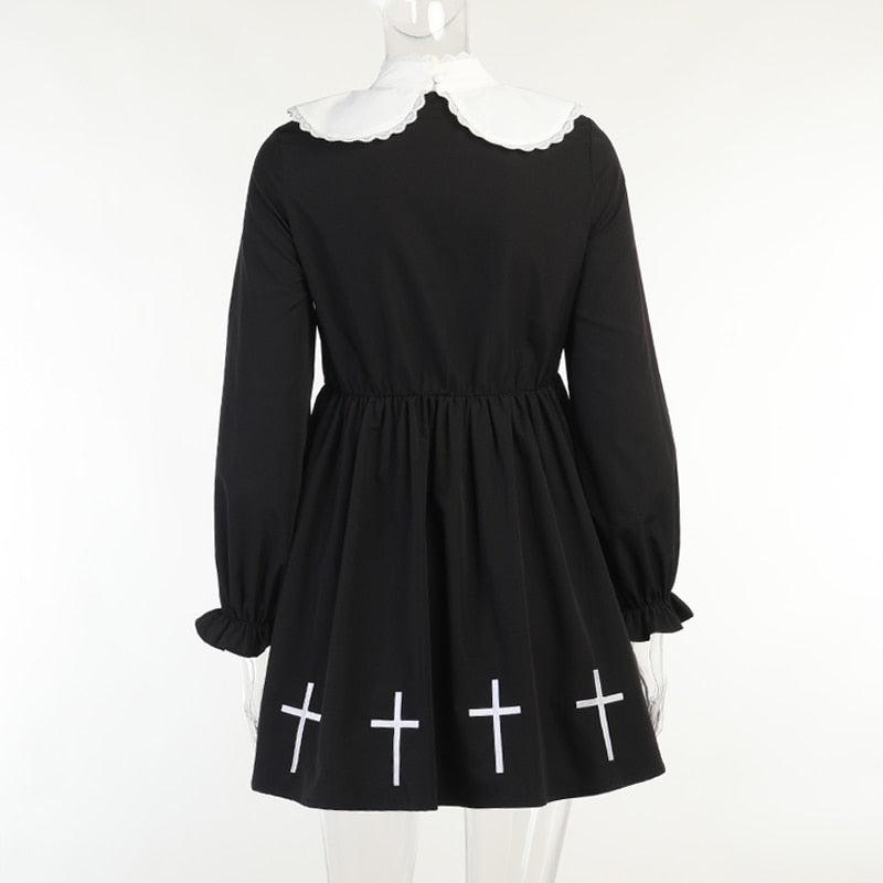 Grunge Black Vintage Dress