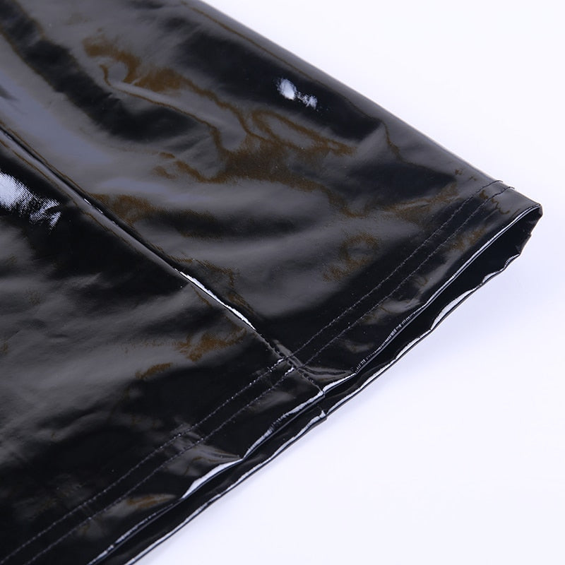 Gothic Bandage Halter Hollow Out  Party Dress