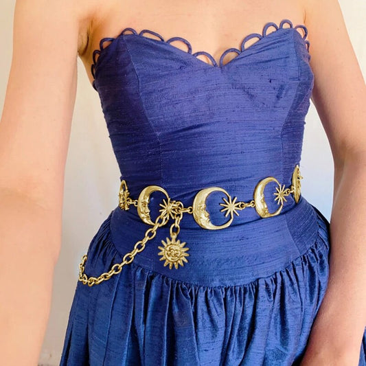 Gothic Golden Moon Belt