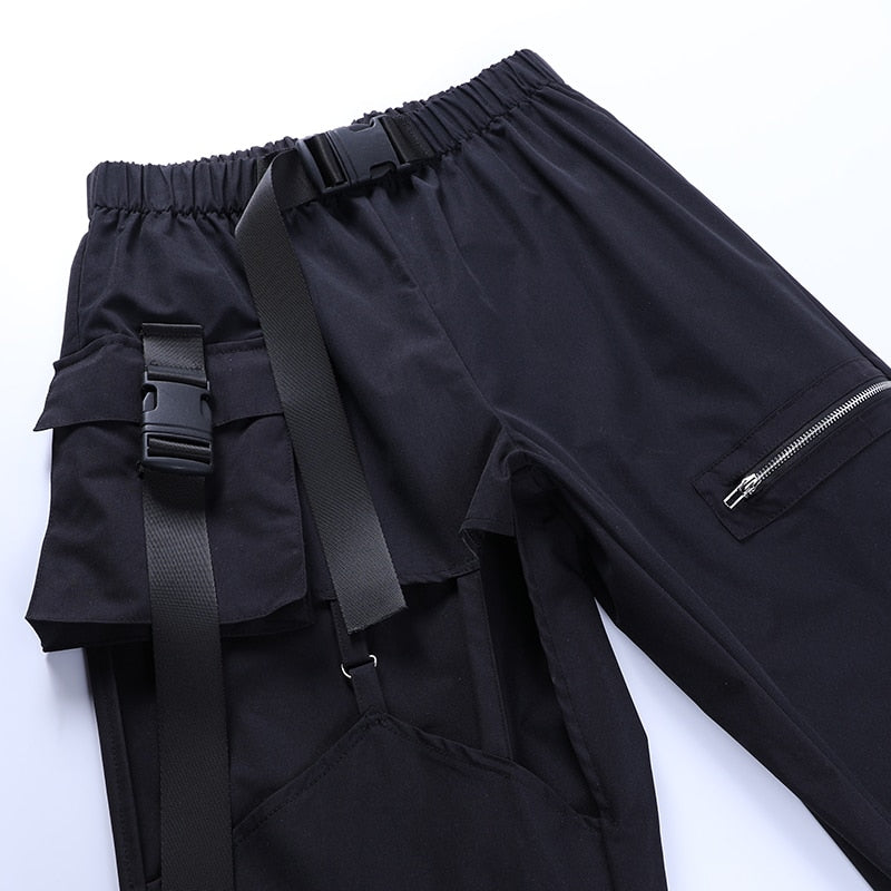 Gothic Black Cargo Pant