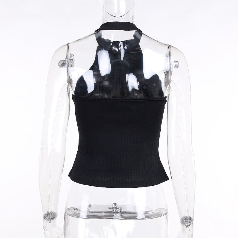 Slim Halter Tank Top