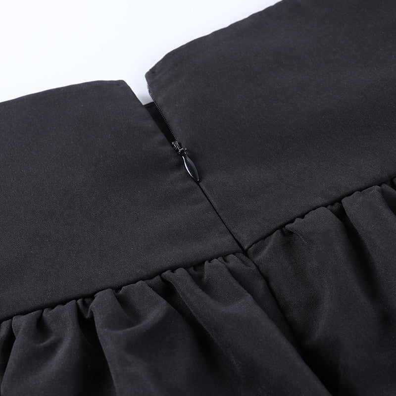 Gothic Punk Red Bandage Skirt