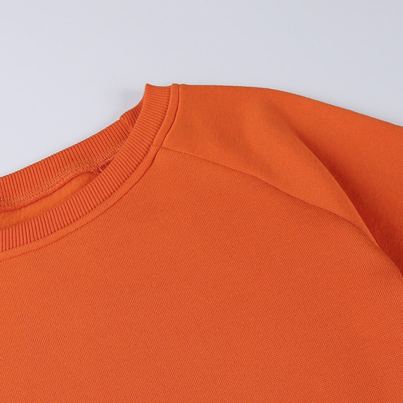 Grunge Plus Velvet Sweatshirt