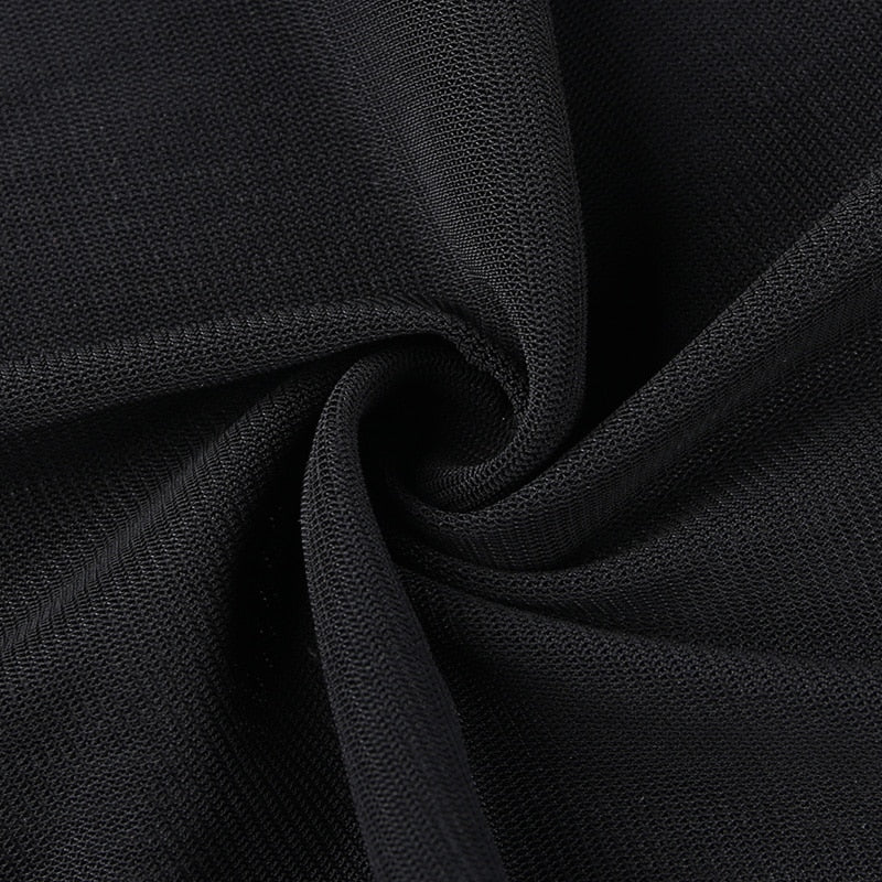 Gothic Sexy Velvet Ruffle T Shirt freeshipping - Chagothic