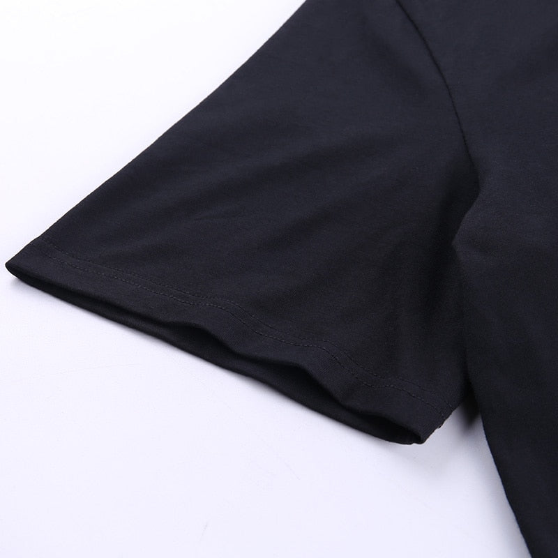 Gothic Swith Print Loose Top freeshipping - Chagothic