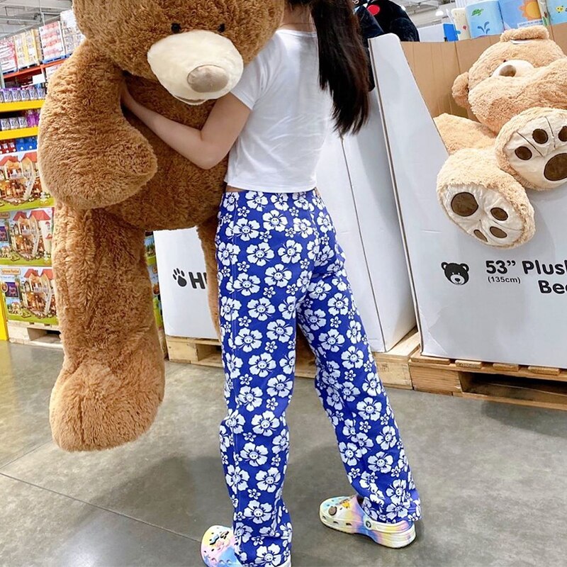 Harajuku Punk Blue Elastic Pant