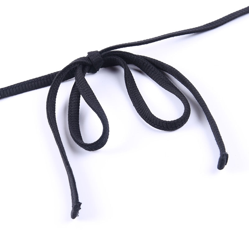 Gothic Black Camis Tank Top