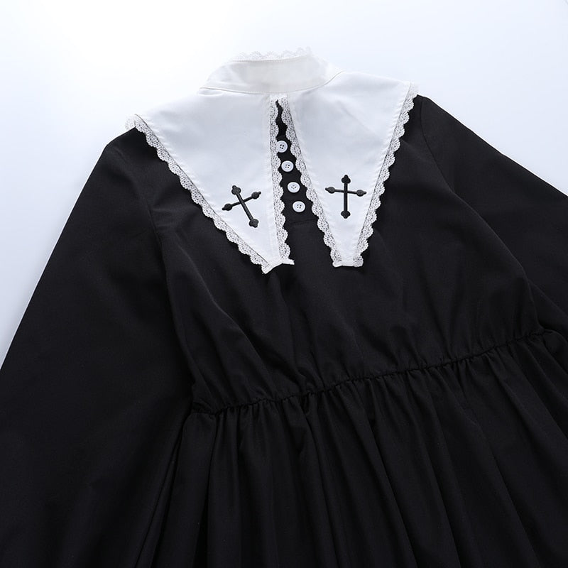 Grunge Black Vintage Dress