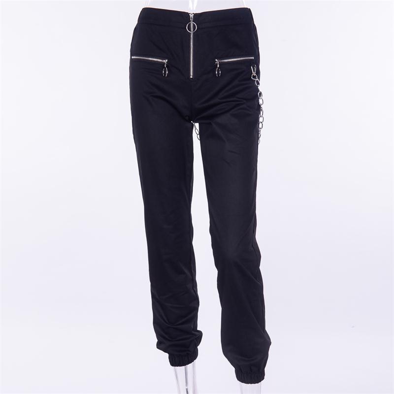 Harajuku Black Women Casual Pant