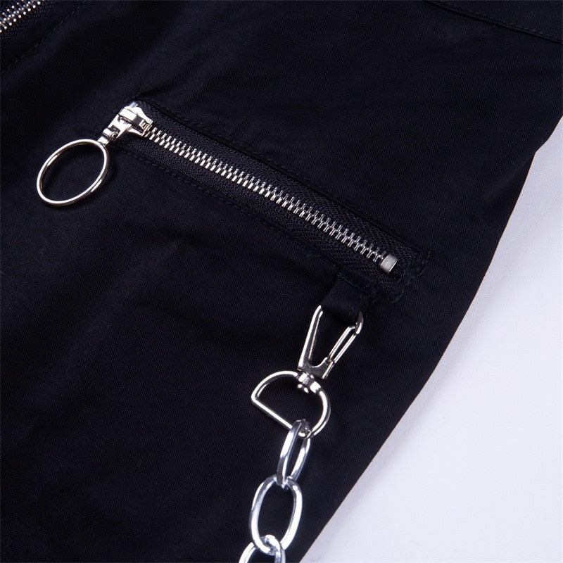 Harajuku Black Women Casual Pant