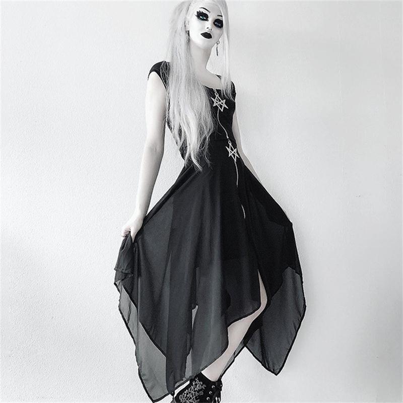 Mesh Irregular Thin Skirt