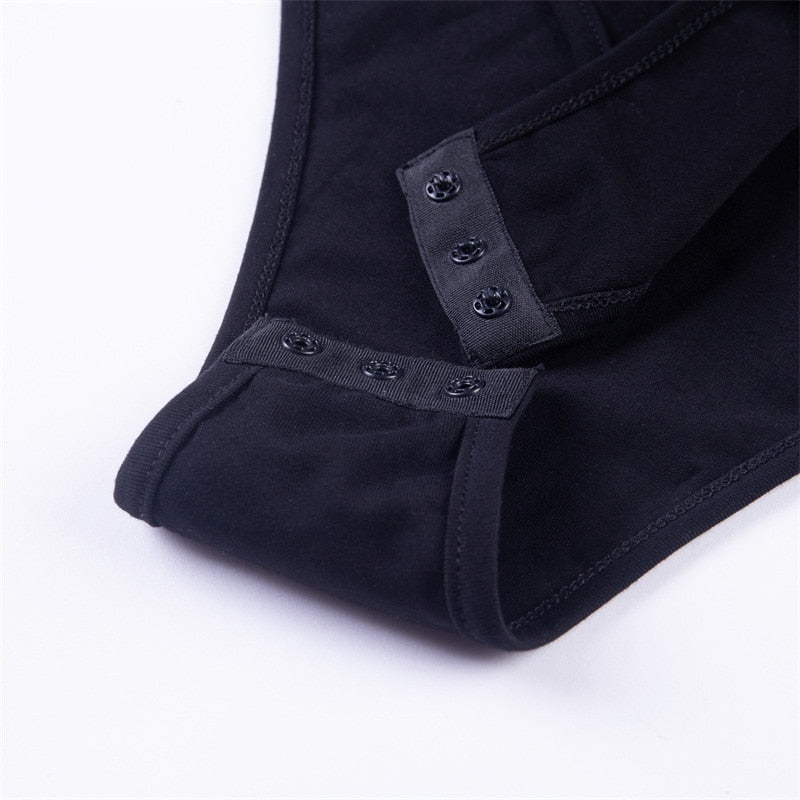 Sexy Bodycon Black Bodysuit