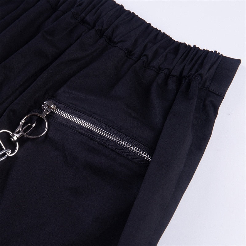 Harajuku Black Women Casual Pant