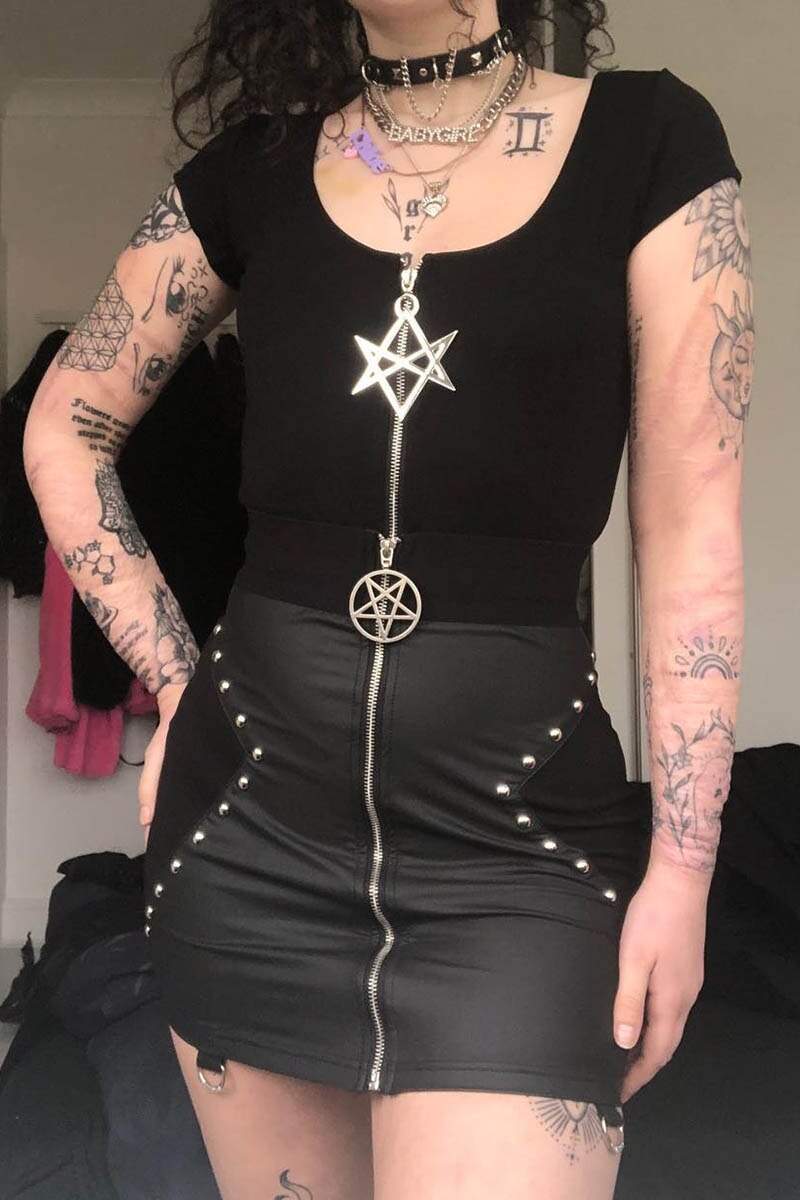 Mesh Irregular Thin Skirt