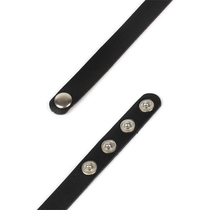 Gothic Necklace Handmade O-Round Metal Choker