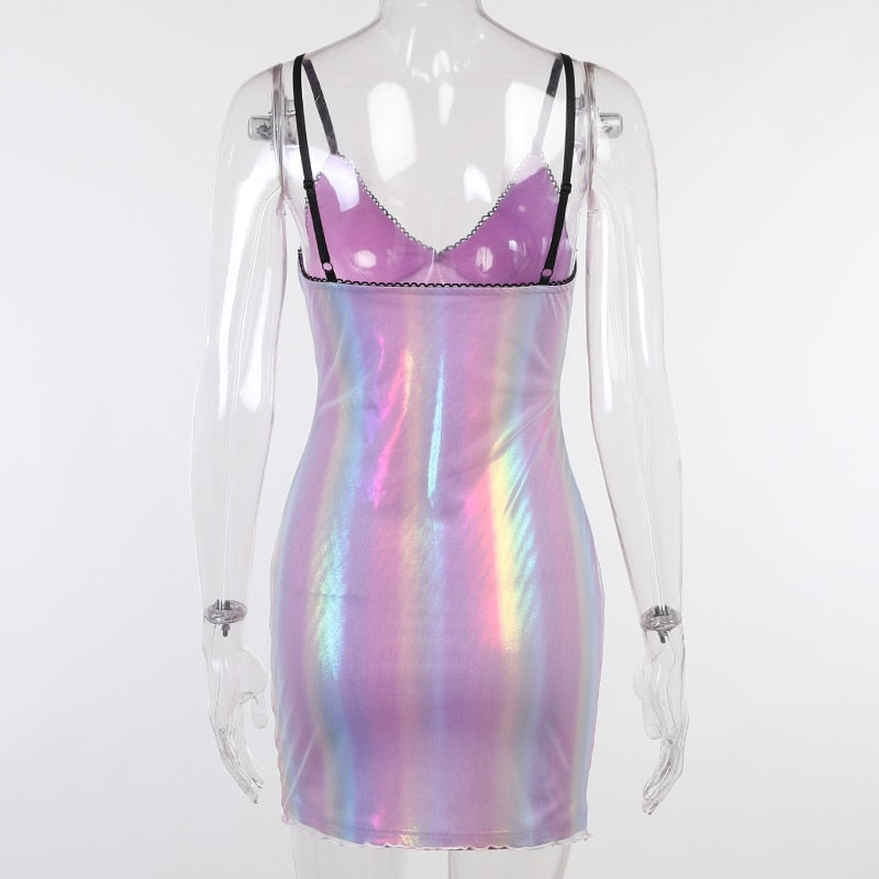 Club Sexy Blue Sequin Dress