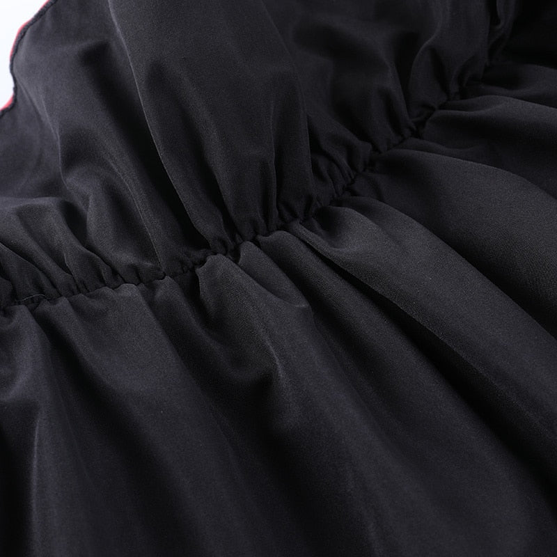 Gothic Punk Red Bandage Skirt