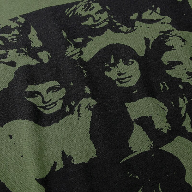 Gothic T Shirt Grunge Punk Portrait freeshipping - Chagothic