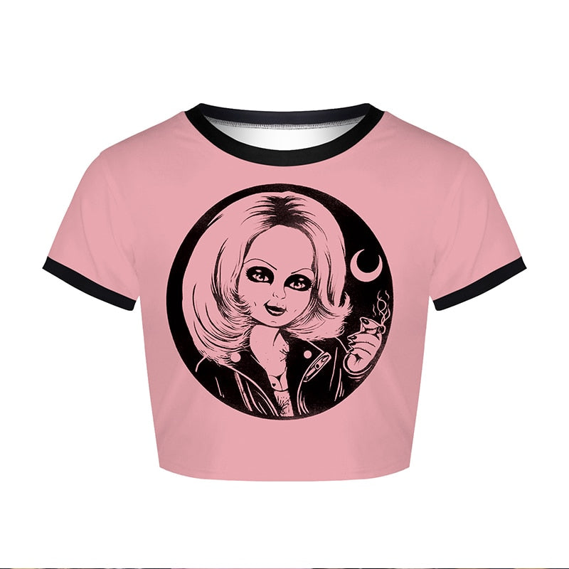 Gothic Punk Demon Death T-shirt freeshipping - Chagothic