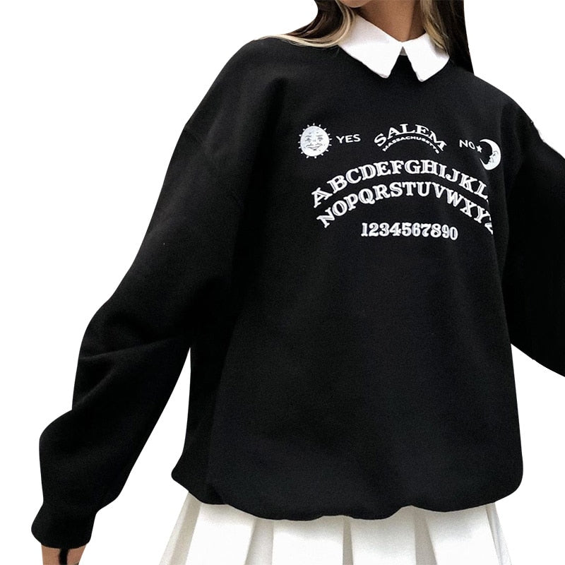 Black Grunge Oversized Hoodie freeshipping - Chagothic