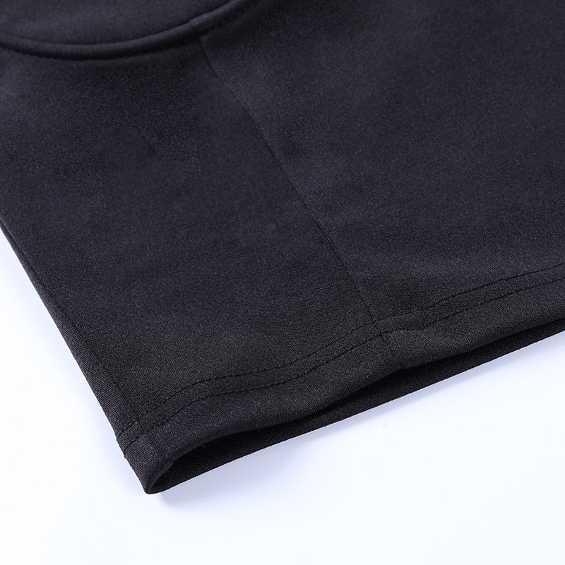 Straps Bra Build Sleeveless Corset Top Goth freeshipping - Chagothic