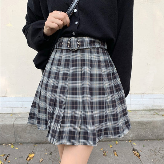 Grunge Winter Autumn Women Skirt