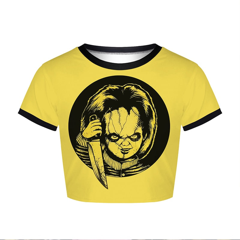 Gothic Punk Demon Death T-shirt freeshipping - Chagothic