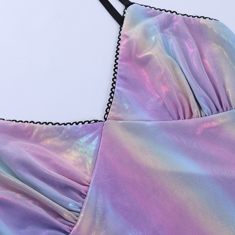 Club Sexy Blue Sequin Dress