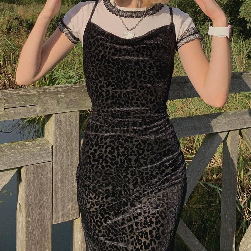 Aesthetic E Girl Bodycon  Dress