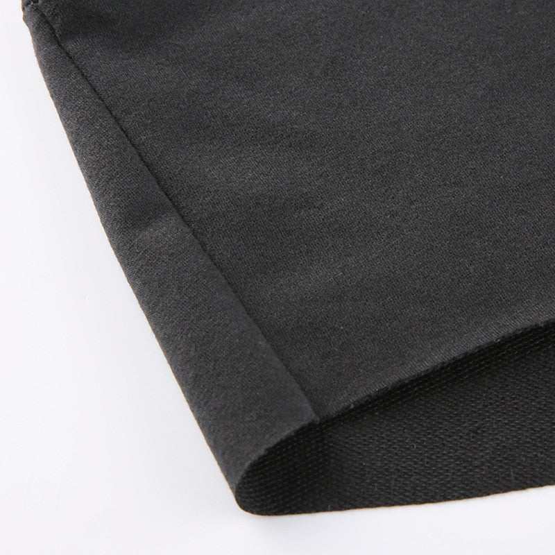 Gothic Grunge Skull Print Hoodie freeshipping - Chagothic