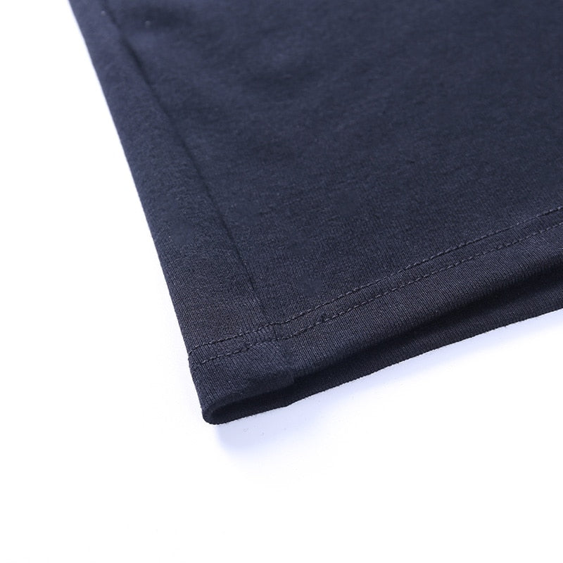 Gothic Streetwear Solid Basic Dress