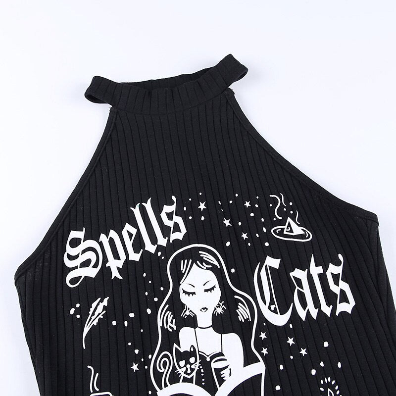 Slim Halter Tank Top