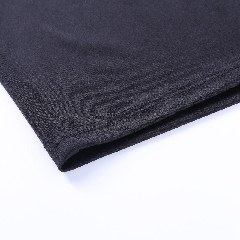 Gothic Harajuku Long Sleeve Top freeshipping - Chagothic