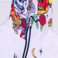 Gothic Skull Graffiti Print Hoodie freeshipping - Chagothic
