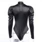 Turtleneck Female Body Vintage Bodysuit