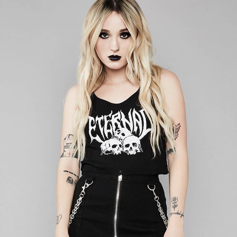 Gothic Camisoles Casual Tank Top