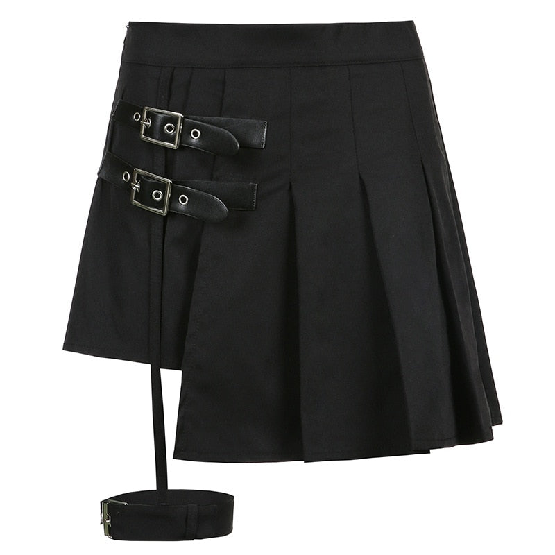Harajuku Legging Patchwork Skirt