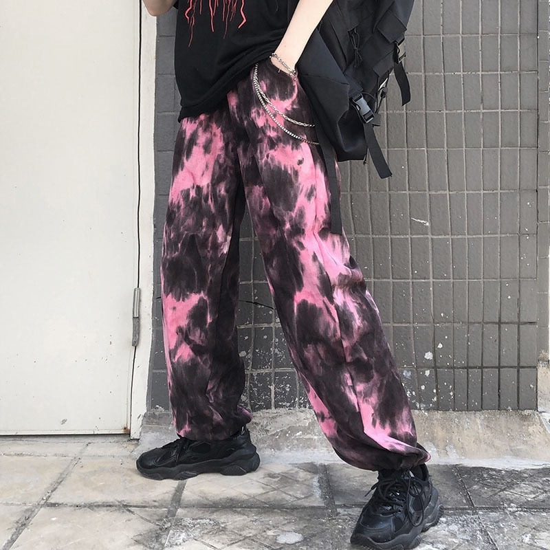 Harajuku Purple Tie Dye Pant