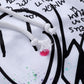 Grunge Graffiti Straight White Pant